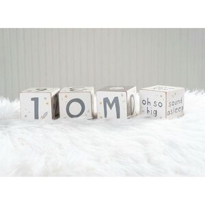 Galaxy Baby Milestone Blocks